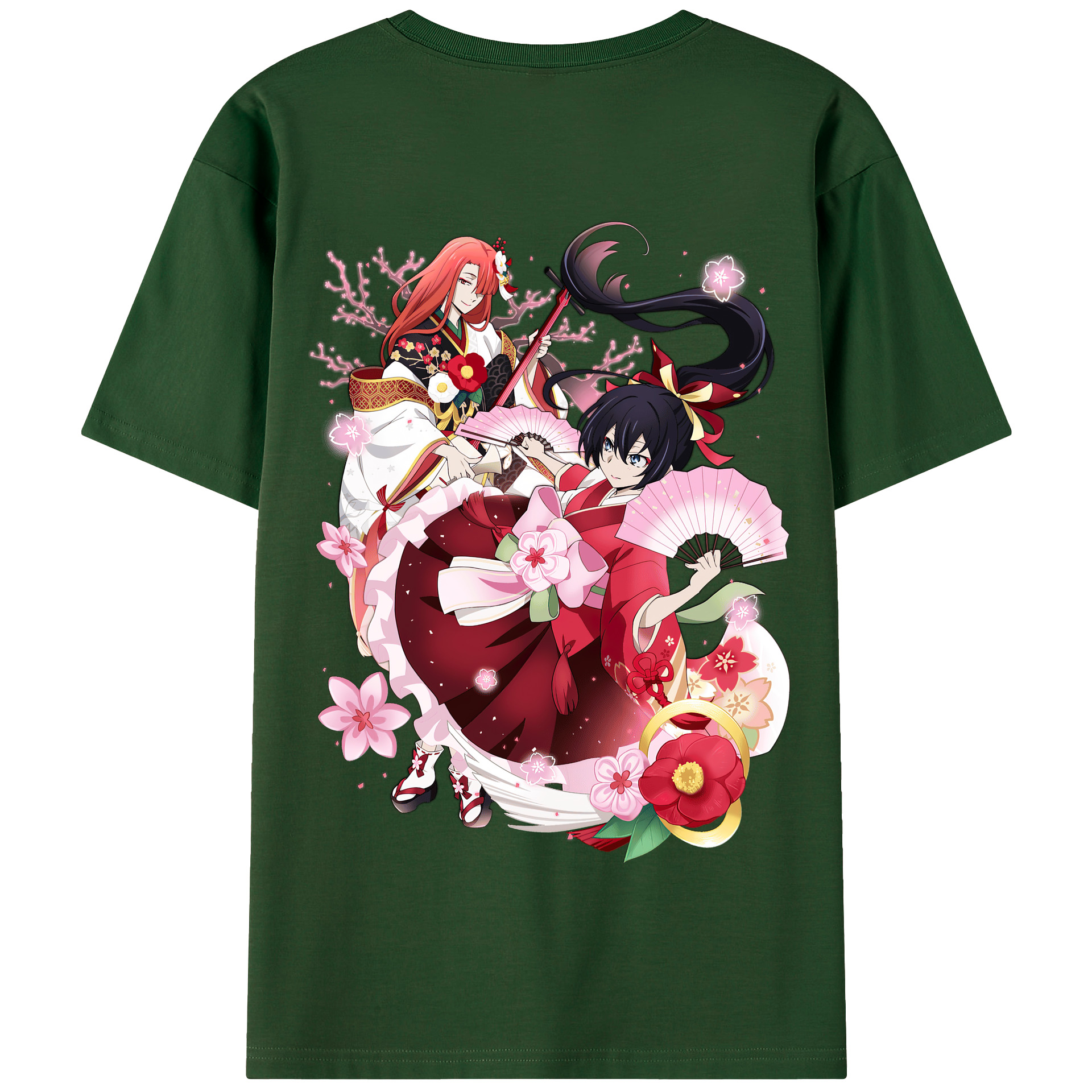 （画像用） 文豪ストレイドッグス Bungo Stray Dogs 綿100％半袖Tシャツ（背面プリント）